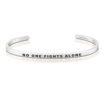 No One Fights Alone bracelet - MantraBand