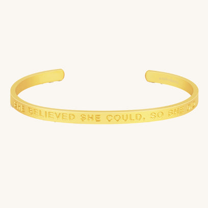 She Believed She Could, So She Did (BOLD)