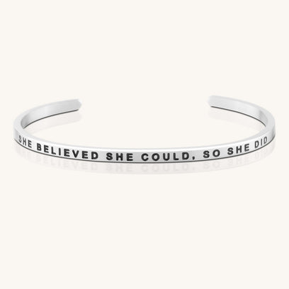 She Believed She Could, So She Did