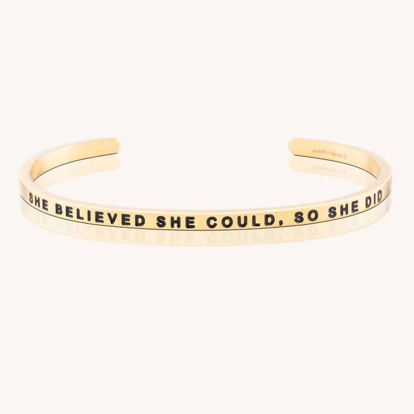 She believed so she did bracelet hotsell