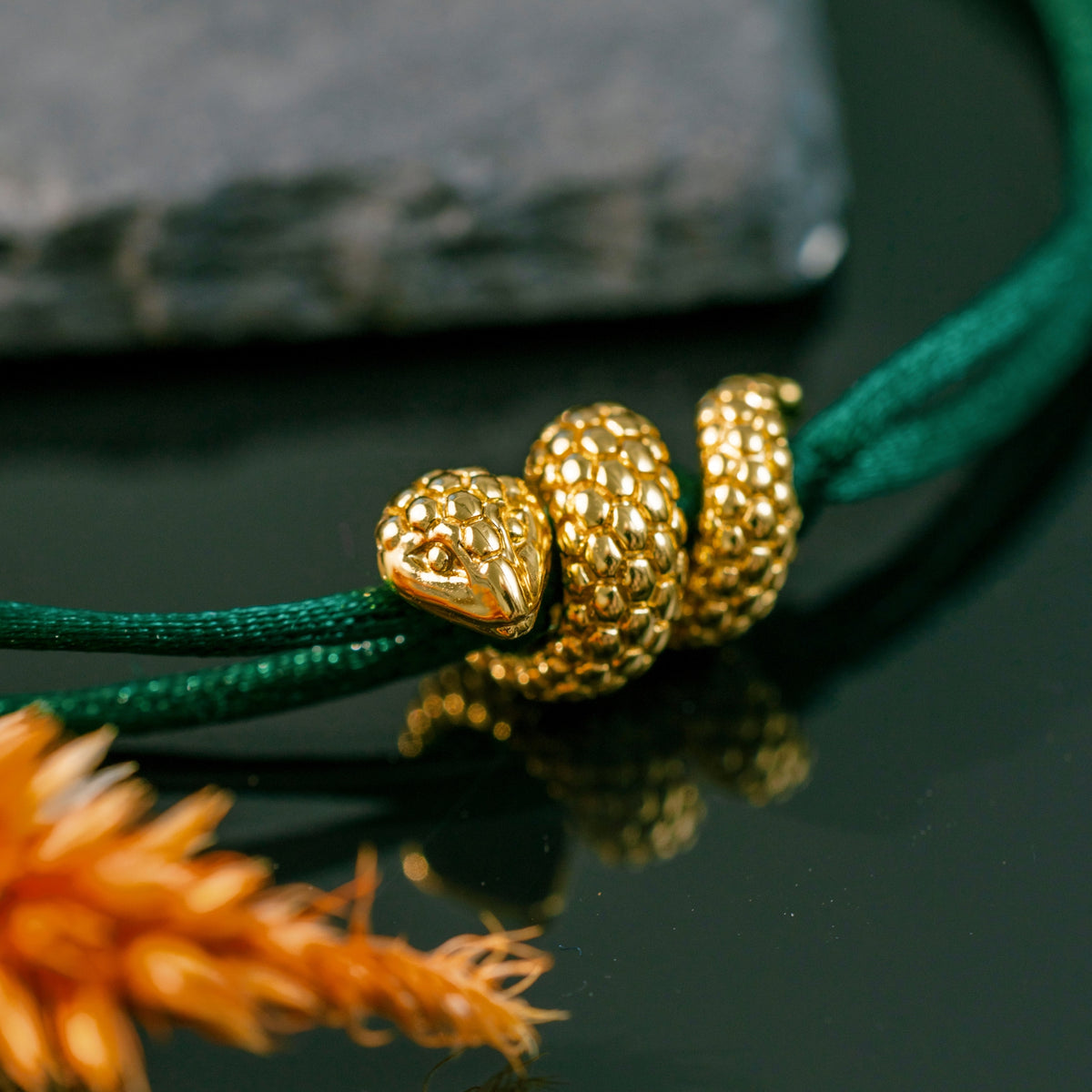 Snake Thread Bracelet – Rebirth & Renewal Symbol | Mantra® Jewelry