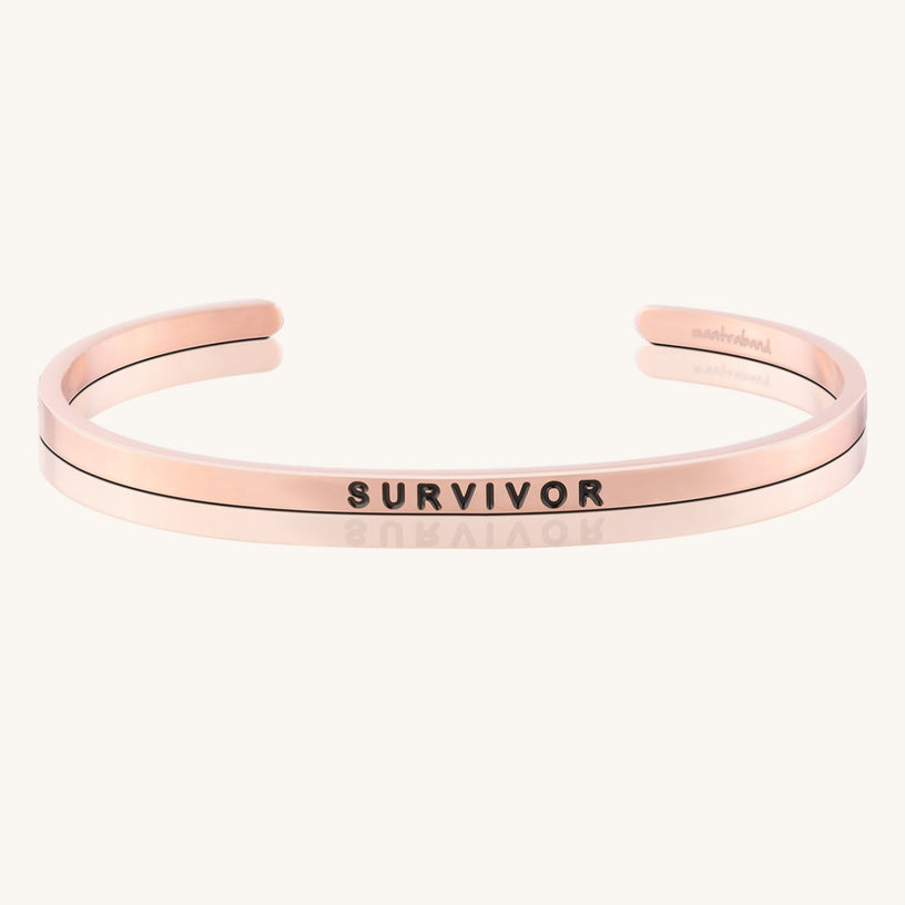 Rose gold mantra band top
