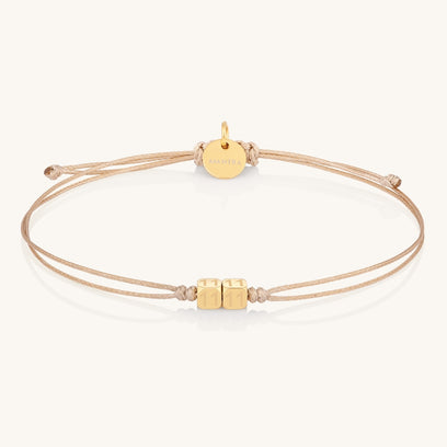 11:11 - I Am Divinely Guided - mantra angel number string thread bracelet