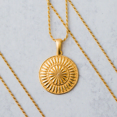 I Have Everything I Need Mandala Affirmation Necklace Mantra by MantraBand