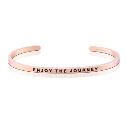 Enjoy the Journey - Rose Gold & Moon Gray