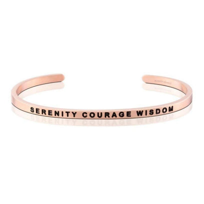 Serenity Courage Wisdom Bracelet Mantra by MantraBand
