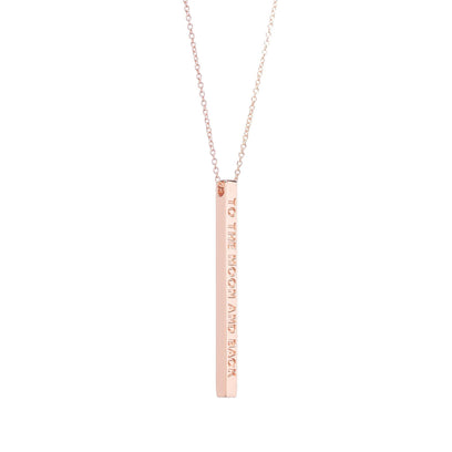 Rose Gold To The Moon and Back Necklace - MantraBand